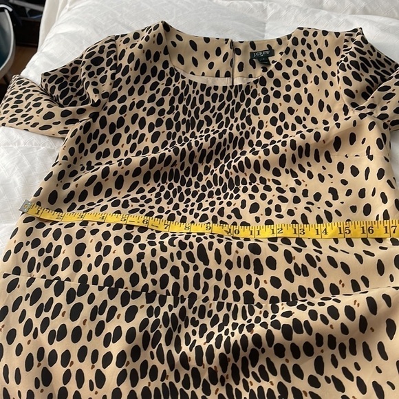 J.Crew tan dress with black spots - Picture 6 of 9